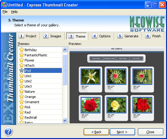 Express Thumbnail Creator screen shot